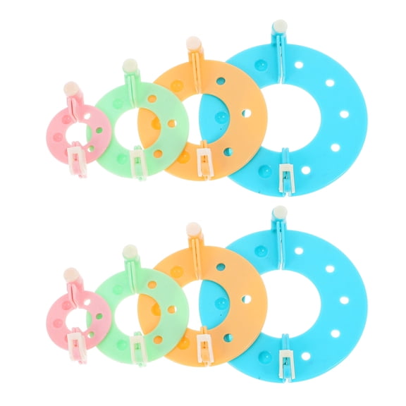 FOMIYES 1 Set Pompom Making Plastic Assorted Color Wool Knitting Tools for Children Activities