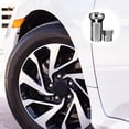 Silver Cap FOMIYES 1Set Auto Tire Valve Caps Plated Silver Plastic Material ...