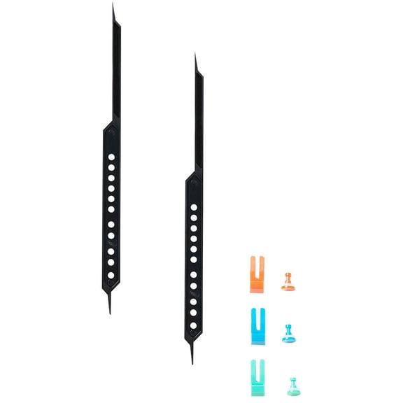 FOMIYES 1Set Black Plastic Drawing Scale Divider Tool for Artists and Painting Use