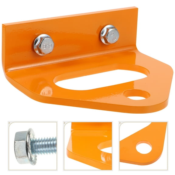 FOMIYES 1Set Bolt On Receiver Hitch Iron Towing Adapter for Vehicles Trailers Lawn Mowers 5.00X4.33X1.69in