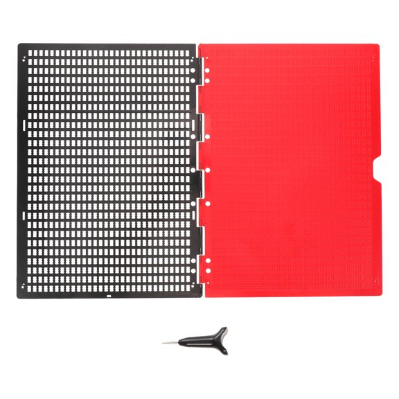 FOMIYES 1Set Braille Writing Board with Pen Plastic Durable Large Capacity for Beginners and Impaired Vision