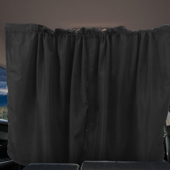 FOMIYES Black Car Window Shade Curtain Set for Privacy, Sun , and Interior Space Isolation