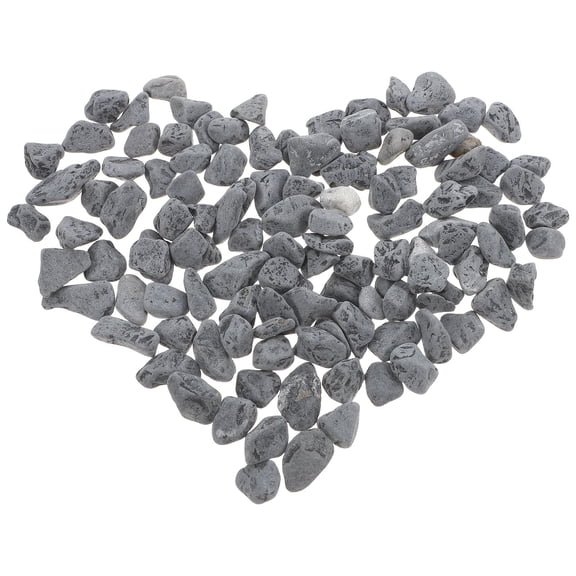 FOMIYES Black Aquarium Gravel for Fish Tank Decor Aesthetic Enhancement 1Set