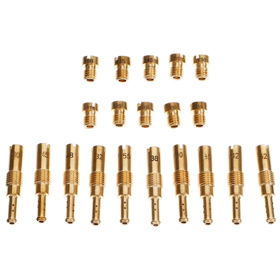 FOMIYES Jet Kit Set with Golden Measuring Hole Accessories for Automotive and Motorcycle Engine Performance