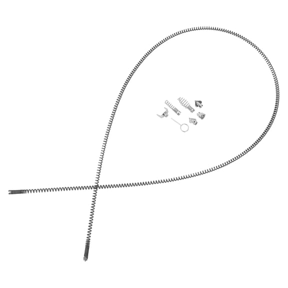 FOMIYES 1Set Flexible Drain Snake Tool with Pipeline Dredge Hook for Multi Purpose Water Drain Unclogging