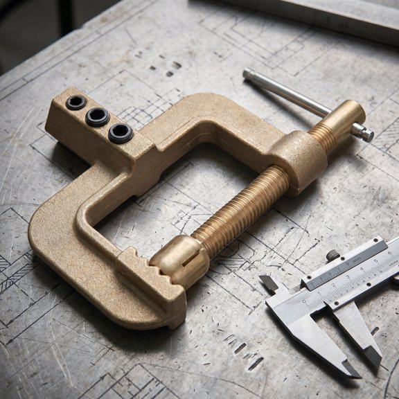 FOMIYES Golden Welding Ground Clamp Set for Electric Welders with High Conductivity and Construction