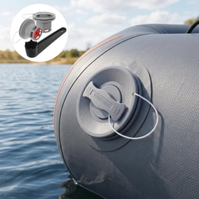 FOMIYES Pontoon Boat Air Valve Cap Set with Seal for Inflatable Water Sports and Marine Equipment