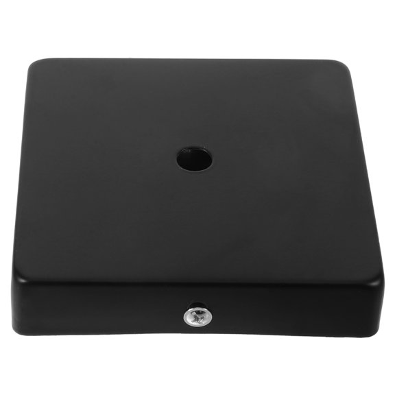 FOMIYES Robust Iron Ceiling Plate, Black, Safe Installation, Minimalist Decor