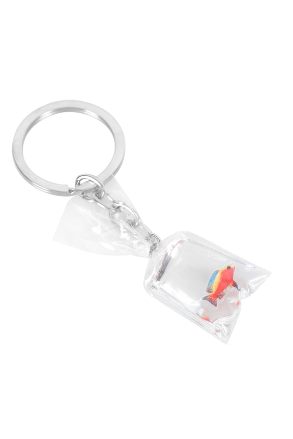 1Set Key Hanging Pendant Resin Key Pendant Fish Shape For Organize Keys And Accessory