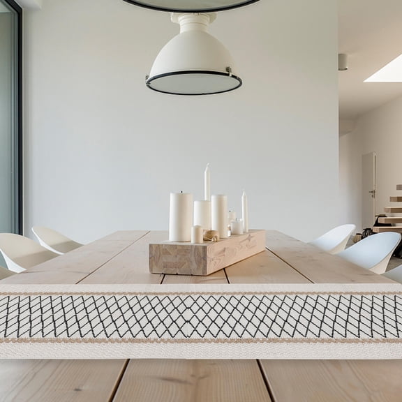 FOMIYES 1Set Modern Table Runner in Black for Family and Friends present Giving and Home Use