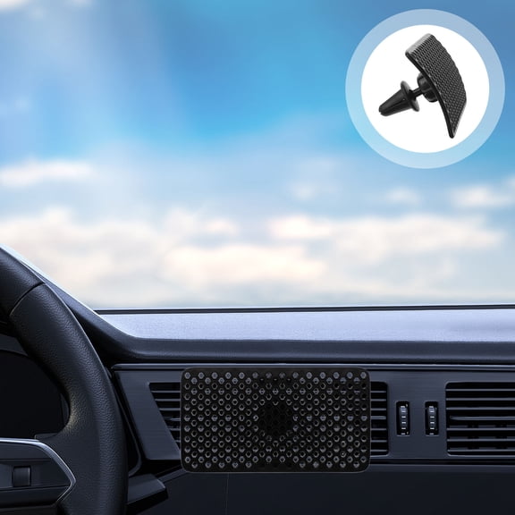 FOMIYES 1Set Portable Vehicle Air Vent Deflector Black Plastic Car Interior Cooling Accessory