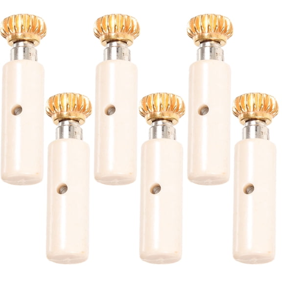 FOMIYES 1Set Professional Golden Guitar String Tuning Pegs Gears Lightweight Durable