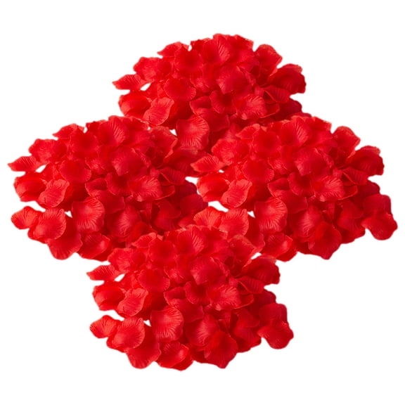 FOMIYES 1Set Realistic Appearance Faux Rose Petals for Decoration Stage Performance