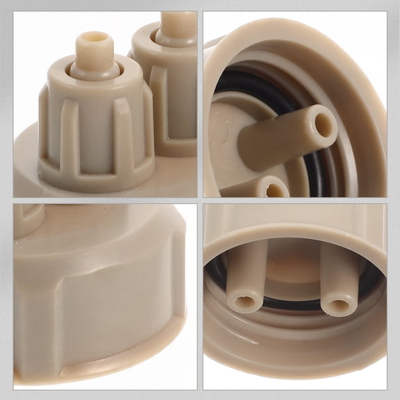 FOMIYES Fish Tank Accessories Decorations Aquarium Bottle Cap CO2 Addition Beige 1 Set