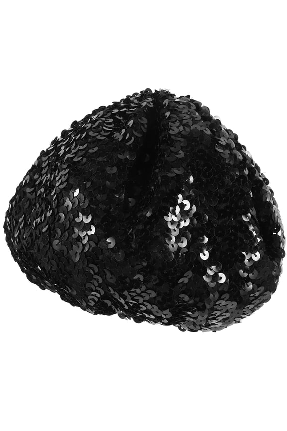 1Set Sequined Black Beret Women Costumes For Themed Parties