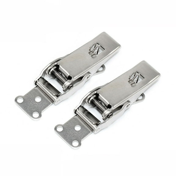 FOMIYES Metal Lock Catch Set for Wooden Boxes, 13x5cm Secure Latch Hardware for Cabinet, Chest, and Toolbox Closure
