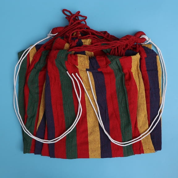 FOMIYES Travel Camping Hammock Red Canvas 1 Set Portable