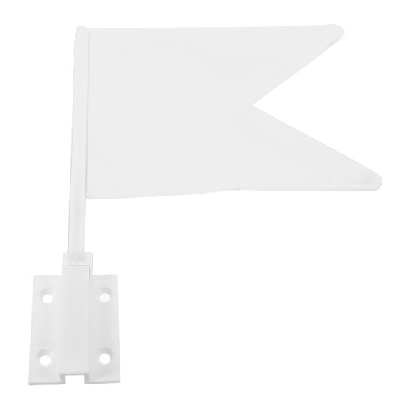 FOMIYES 1Set Weatherproof White Equestrian Direction Flag for Horse Training and Course Safety