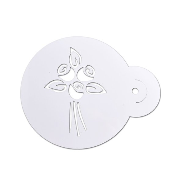 FOMIYES 12-Piece White Plastic Biscuit Mold Set, Cookie Cutters for Baking Decorating, Pastry Dough Fondant Kitchen Tools