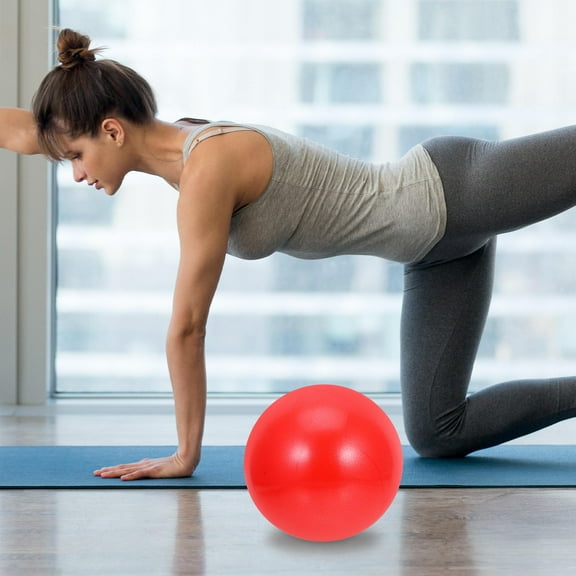 FOMIYES 2 Pcs Balls Workout Pilates Ball 25.00X25.00X25.00CM Red