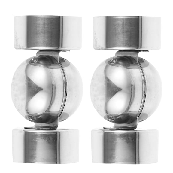 FOMIYES 2 Pcs Rail Fittings Ends Handrail End Covers Silver PVC Waterproof Indoor Outdoor