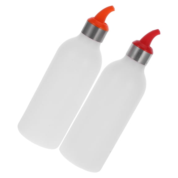 FOMIYES 2 Pcs Salad Squeeze Bottle Seasoning Container Source Tomato Sauce Dispenser
