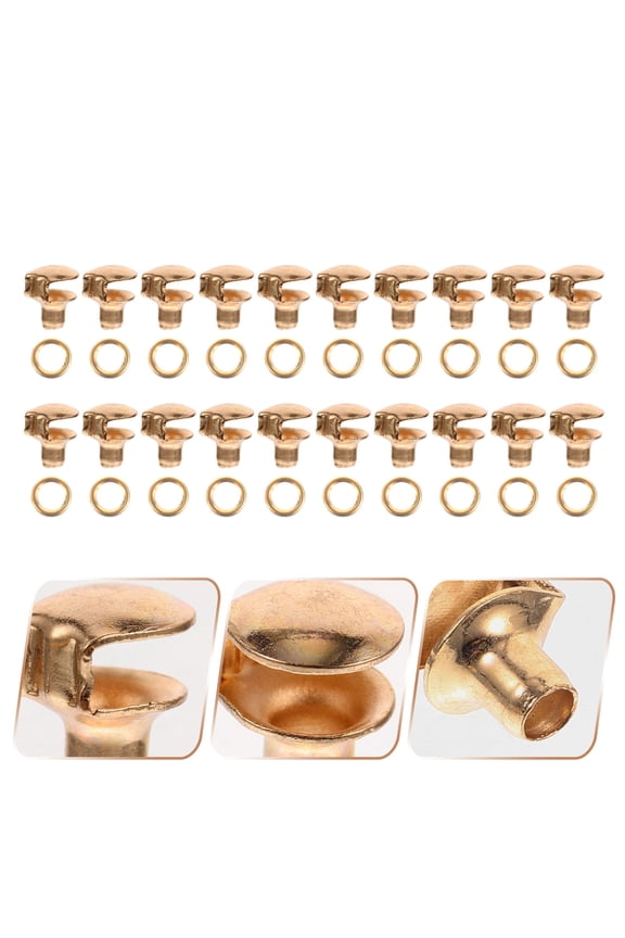 20 Pcs Boots Accessories Shoe Lace Connectors Hardware
