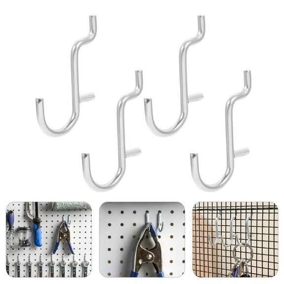 FOMIYES 20-Piece Pegboard Hooks and Accessories Set for Wall Storage and Display, Hardware Peg Board Organizer