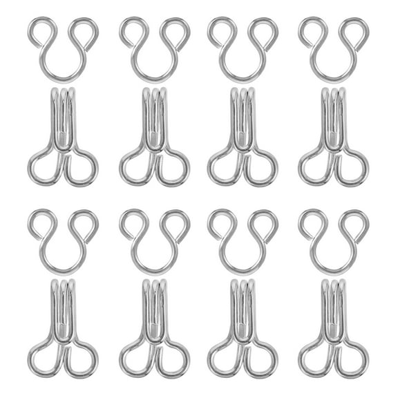 FOMIYES 200 Pairs Metal Sewing Fastener Buckles for Scarves, Cloaks, and Clothing Decoration Accessories