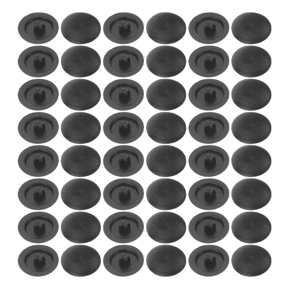 FOMIYES 200-Pack Black Plastic Square Screw Caps Covers for Self Tapping Screws, for General Use