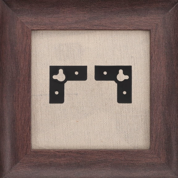 FOMIYES 200Pcs Flat L Shape Repair Brackets for Picture Frame Corners with Easy Installation