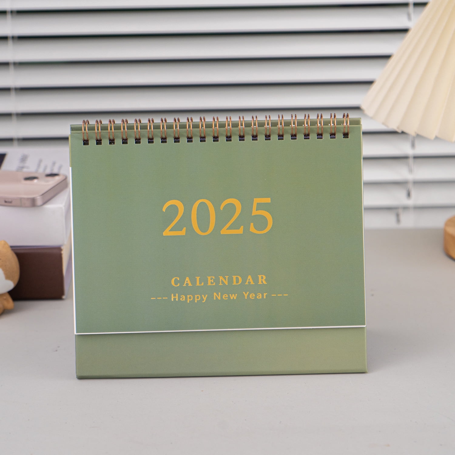 FOMIYES 20242025 Desk Calendar Standing Desktop Calendar Small Desk