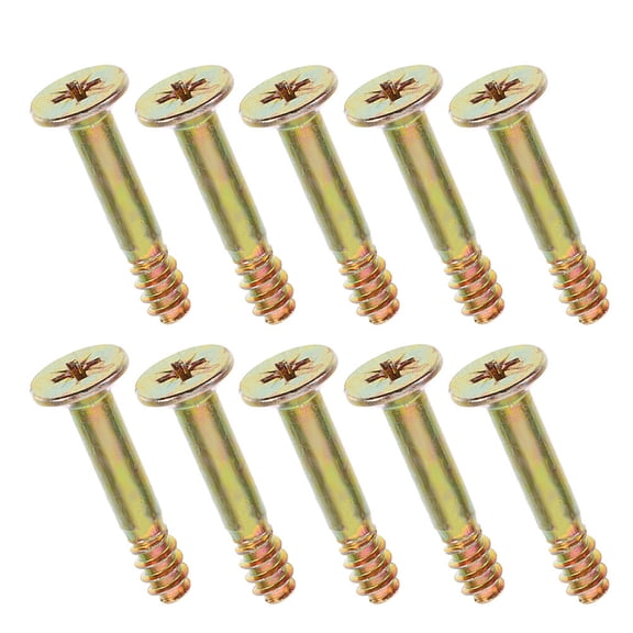 FOMIYES 20Pcs Golden Canopy Support Rod Joint Metal Screws for Outdoor Tent Frame Assembly and Repair