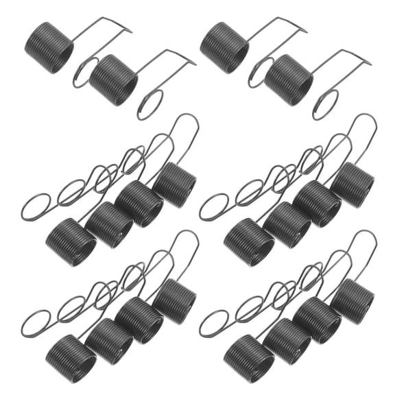 FOMIYES 20Pcs Industrial Sewing Machine Tension Springs Dark Grey Metal for Stable Thread Control and Repair