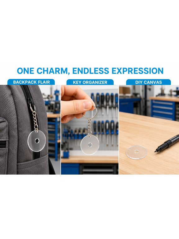 mini cd keychain Clear Retro CD Album Style Bag Charm Pendants 20 Pcs
