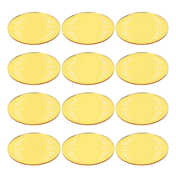 FOMIYES 20Pcs Eye Catching Golden Baking Decoration for Cake and Cupcake