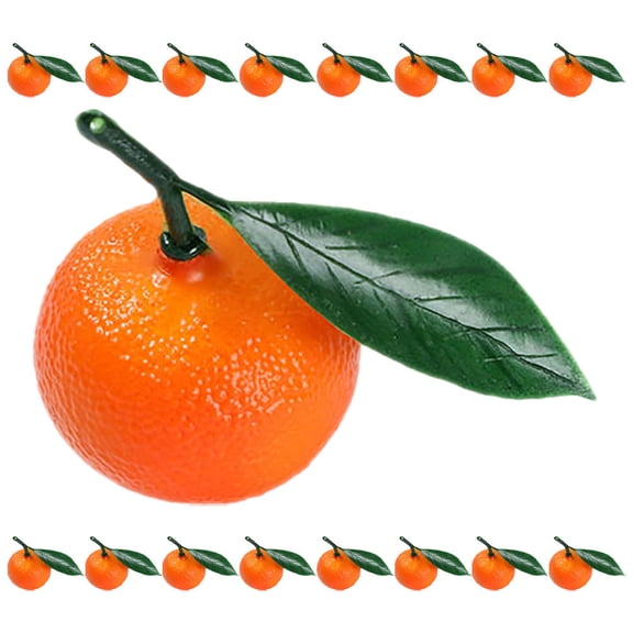 FOMIYES 20Pcs Vibrant Artificial Orange Fruit Decoration for Photo Props and Centerpiece