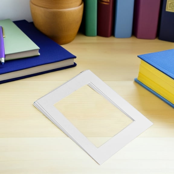 FOMIYES 20pcs White Photo Mat Board for Frames, 10 Inch Paper Picture Border