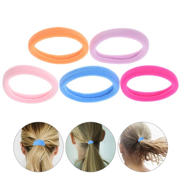 FOMIYES 20pcs Hair Ties High Ponytail Design Wool Fabric Secure Hairstyle Parties