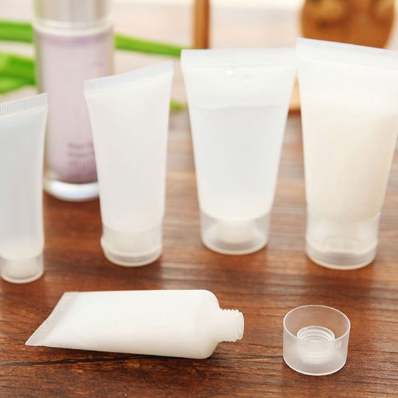 FOMIYES 20pcs Portable Refillable Liquid Containers Emulsion Bottles Users Travel