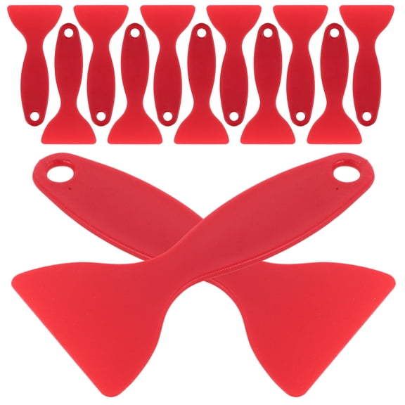 FOMIYES 20-Pack Reusable Ice Scrapers and Frost Removers for Refrigerator and Freezer, Plastic Ice Shovels and Spatulas