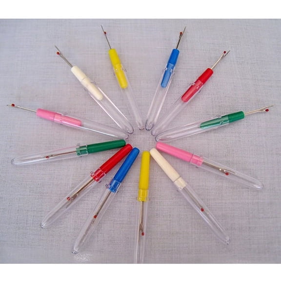 FOMIYES 24-Piece Handheld Seam Set with Plastic Handles for Precise Sewing and Crafting Tasks