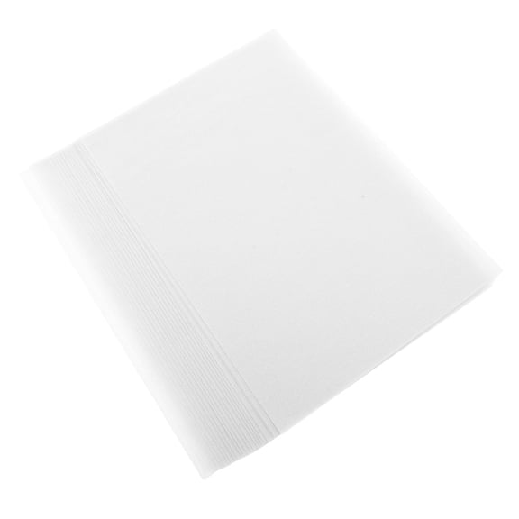 FOMIYES 24Pcs White Fusible Interlining Fabric with Single Sided Adhesive for Precise Sewing and Tailoring