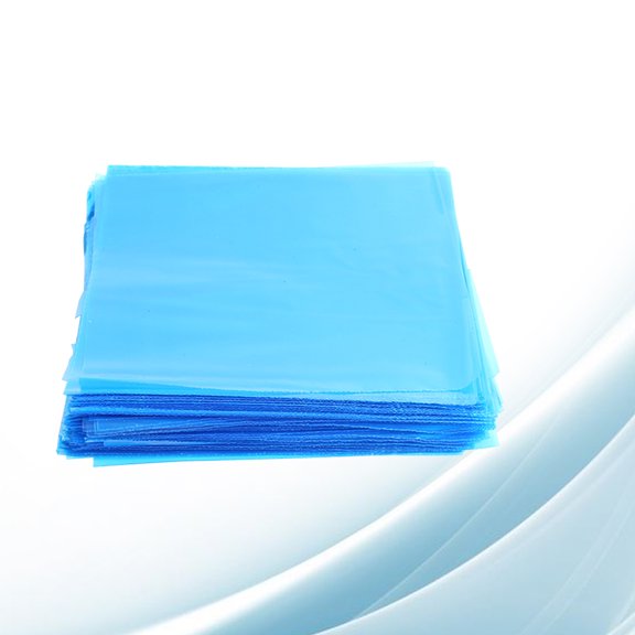 FOMIYES 250Pcs Clip Cord Covers Blue Color Single Use Bags for Portable Machines Daily Protection