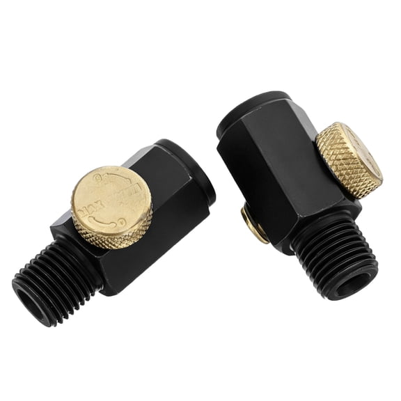FOMIYES 2Pcs Air Line Regulator with Manual Lever and Durable Metal Body for Factory Pneumatic Equipment