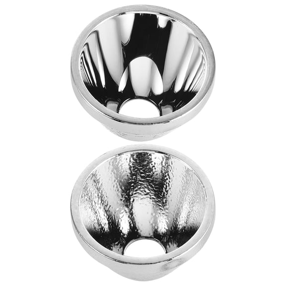 FOMIYES 2-Pack Flashlight Reflector Cups, Plated Vacuum Electroplated Accessories for Camping, Hiking, Outdoor Use