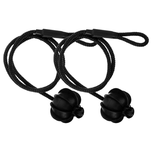 FOMIYES 2-Pack Black Car Rear Deck Hanging Rope Strings for Trunk Storage and Space Organization