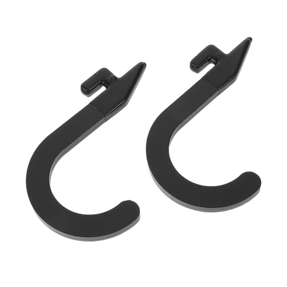 FOMIYES Set of 2 Black Matte Barbell Hooks Heavy Duty Gym Equipment Hooks for Fitness and Weightlifting