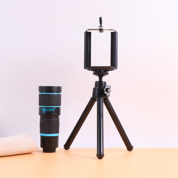 FOMIYES ABS Phone Telephoto Lens Single Tube 2pcs 18x Zoom for Mobile Cameras