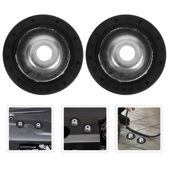 FOMIYES 2Pcs Car Rear Suspension Damper Steel Mount Plates Providing Stable and Comfortable Ride
